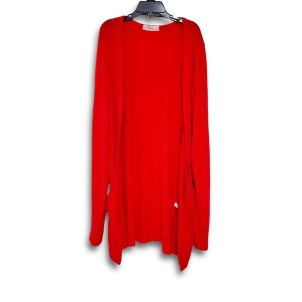Red Cardigan with Pockets sized 11-12 Years.